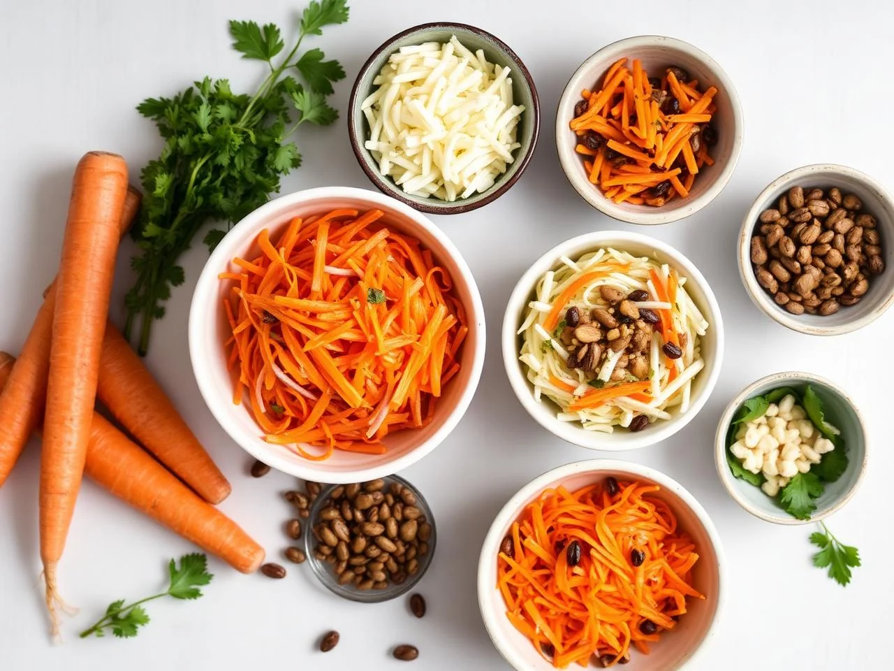 Ingredients for Carrot And Raisin Slaw