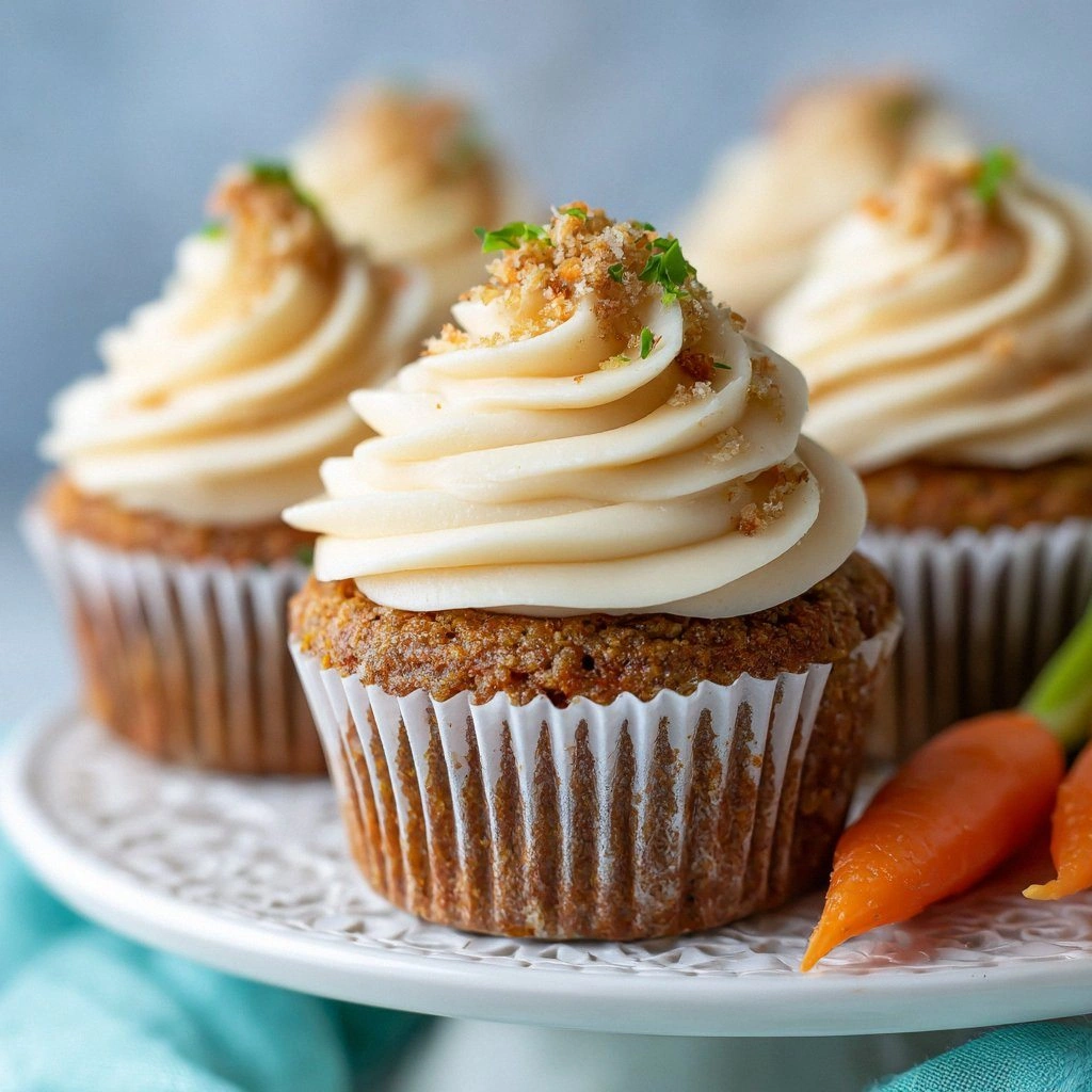 Carrot Cake Cupcakes with Brow