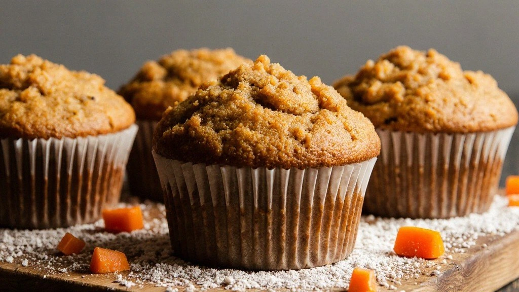 Carrot Cassava Flour Muffins (