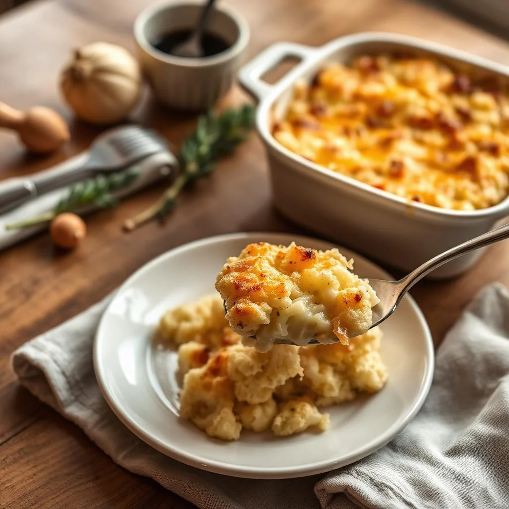 Cauliflower And Cheese Casserole