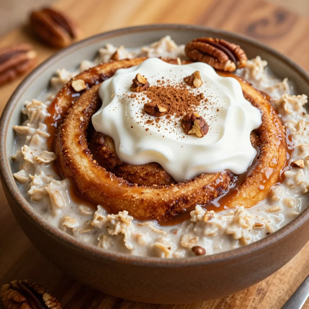 Cinnamon Roll Overnight Oats: Breakfast is Served!