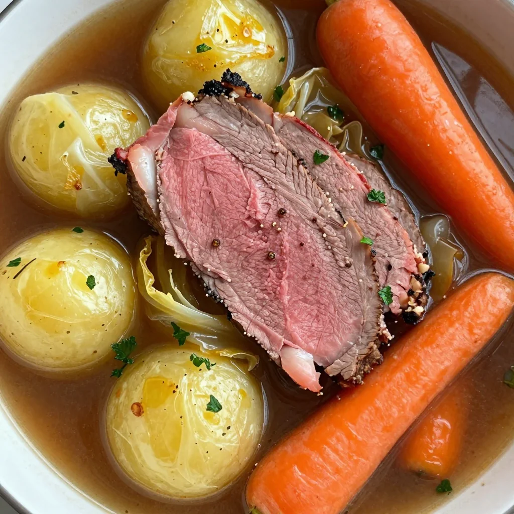 Hearty Slow Cooker Corned Beef and Cabbage For Winter