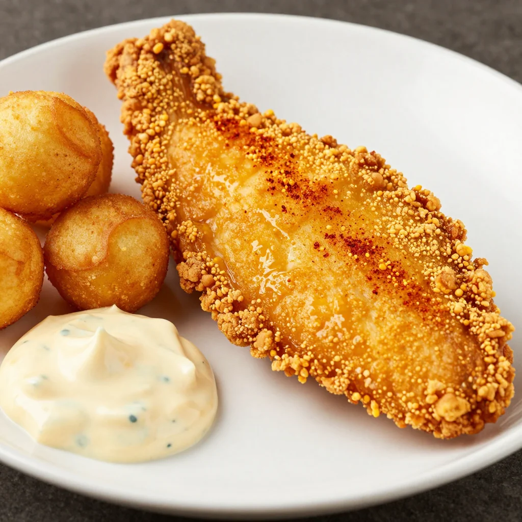 Southern Fried Catfish with Hush Puppies