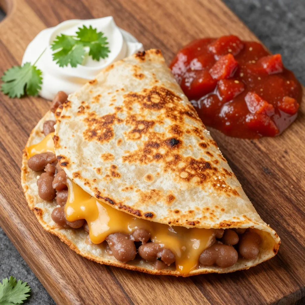 Pantry Quesadillas Refried Bean Quick Lunch