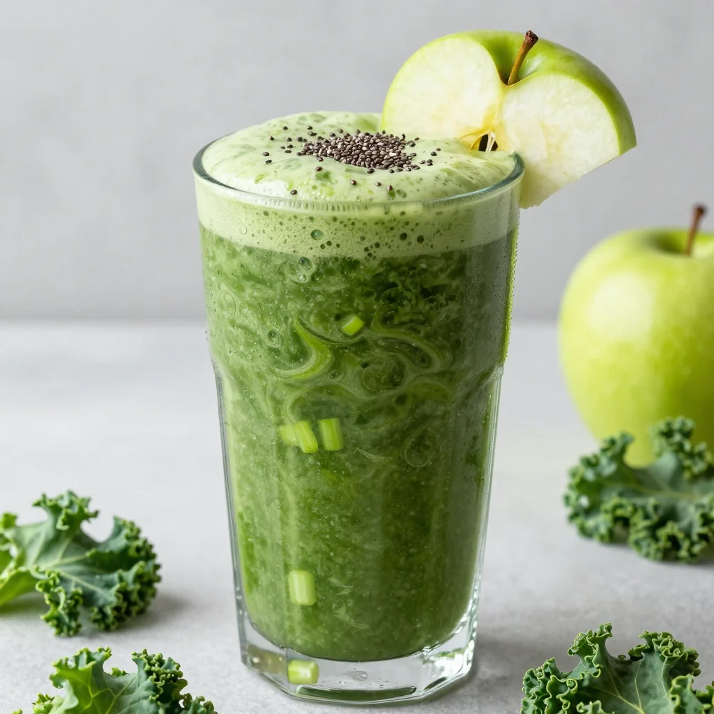 Green Apple Detox Smoothie for January Reset