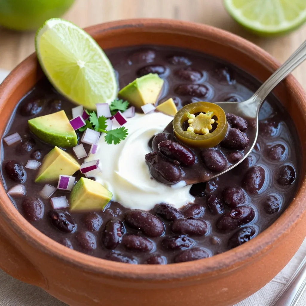 Cozy Hearty Black Bean Soup for Cozy Meals