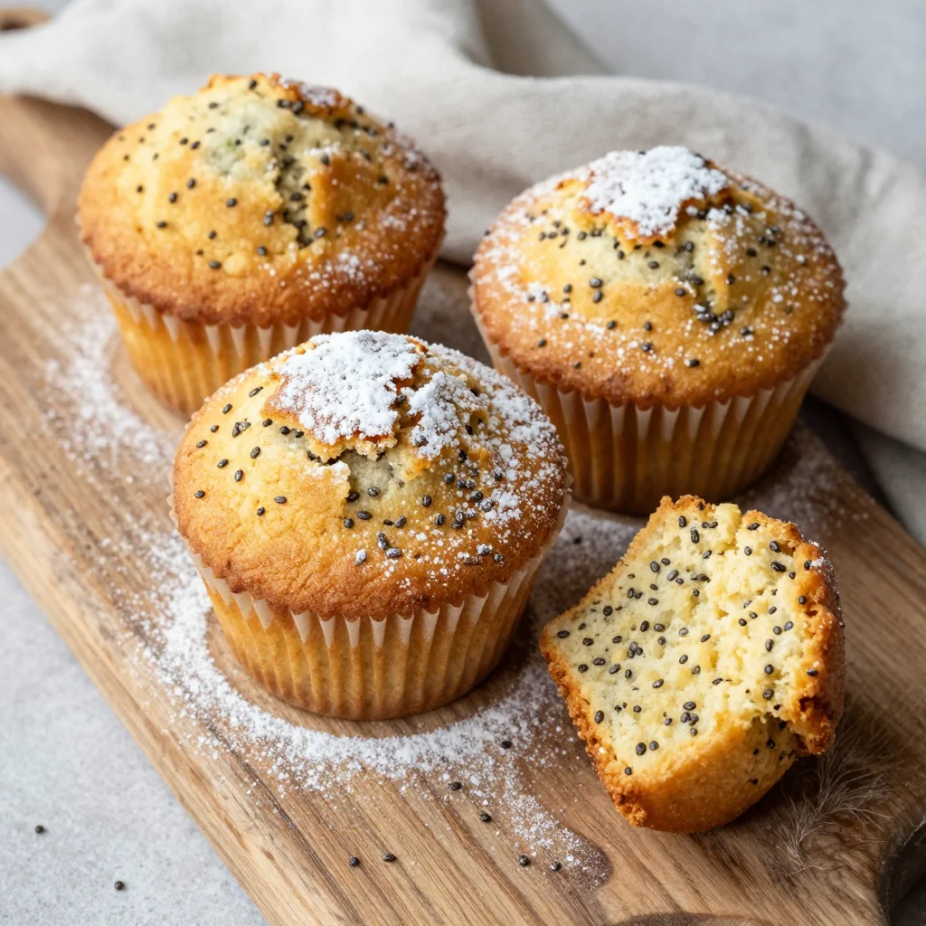 Freezer-Friendly Vegan Breakfast Breakfast Muffins with Chia