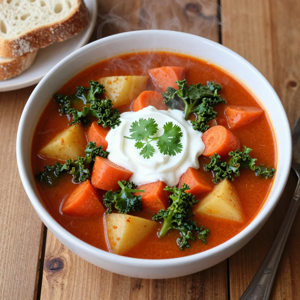 Cozy Spicy Vegetable Stew for NFL Playoffs