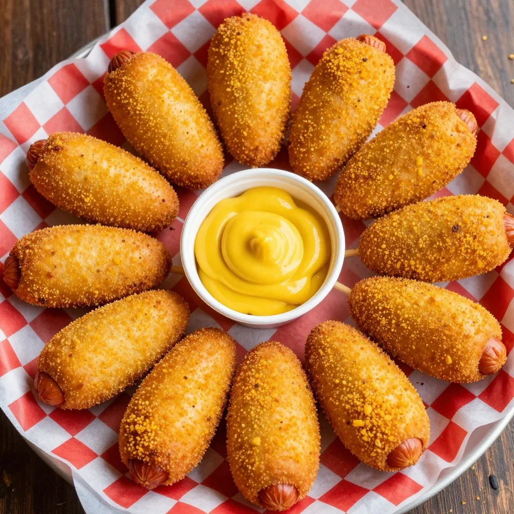 Kid Friendly Mini Corn Dogs for Game Day Fun