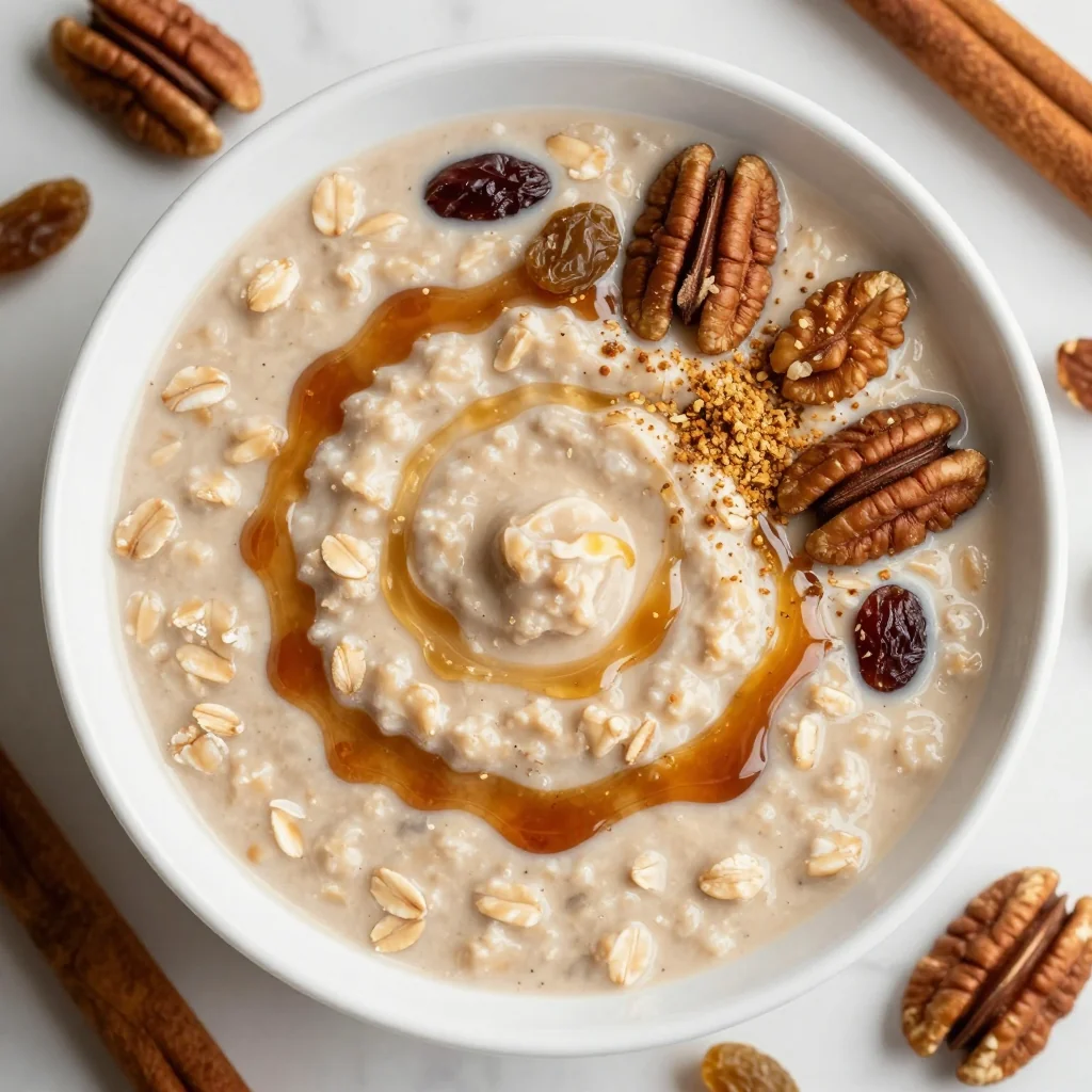 Warm Spiced Chai Oatmeal for January Chill