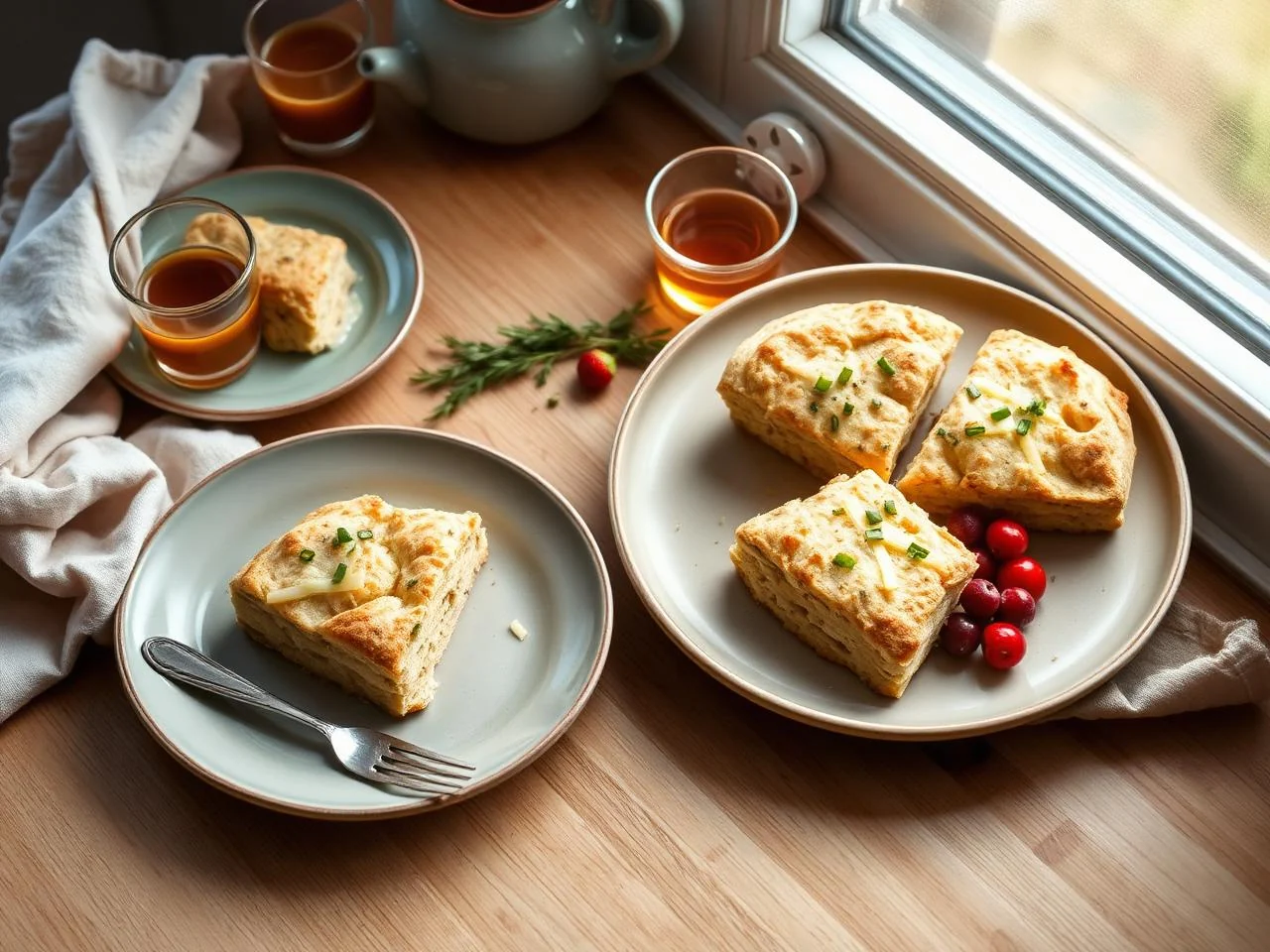 Cheddar And Chive Scones