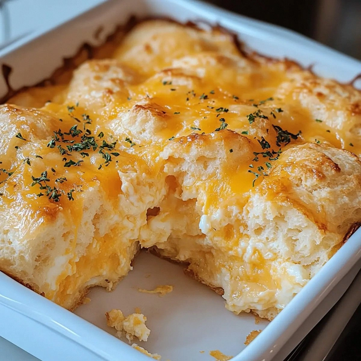 Cheddar Bay Biscuit Egg Breakfast Casserole for Easy Mornings