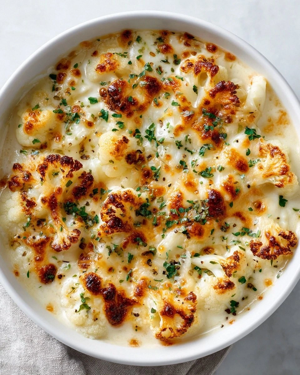 Cheddar Cauliflower & Roasted Garlic Soup: Creamy Comfort!