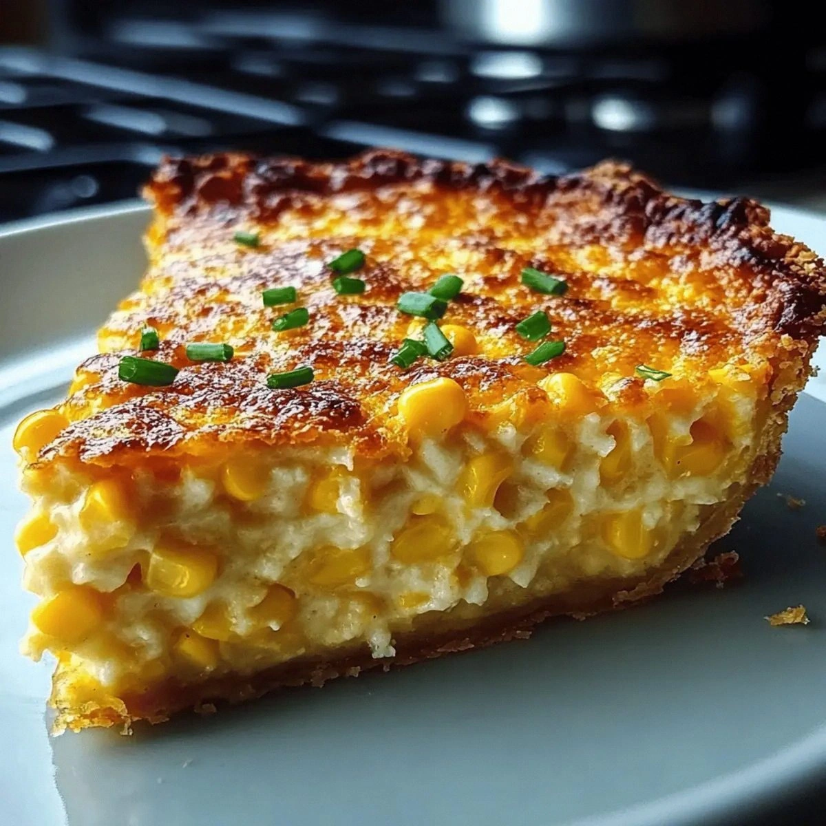 Cheddar Sweet Corn Pie: Comfor