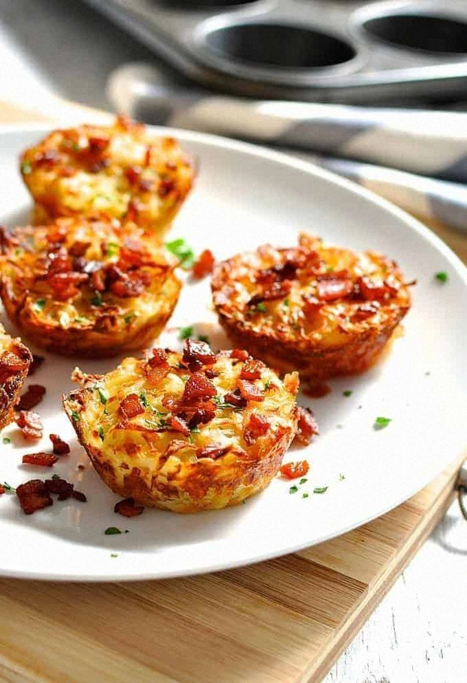 Cheese and Bacon Muffin Tin Ha