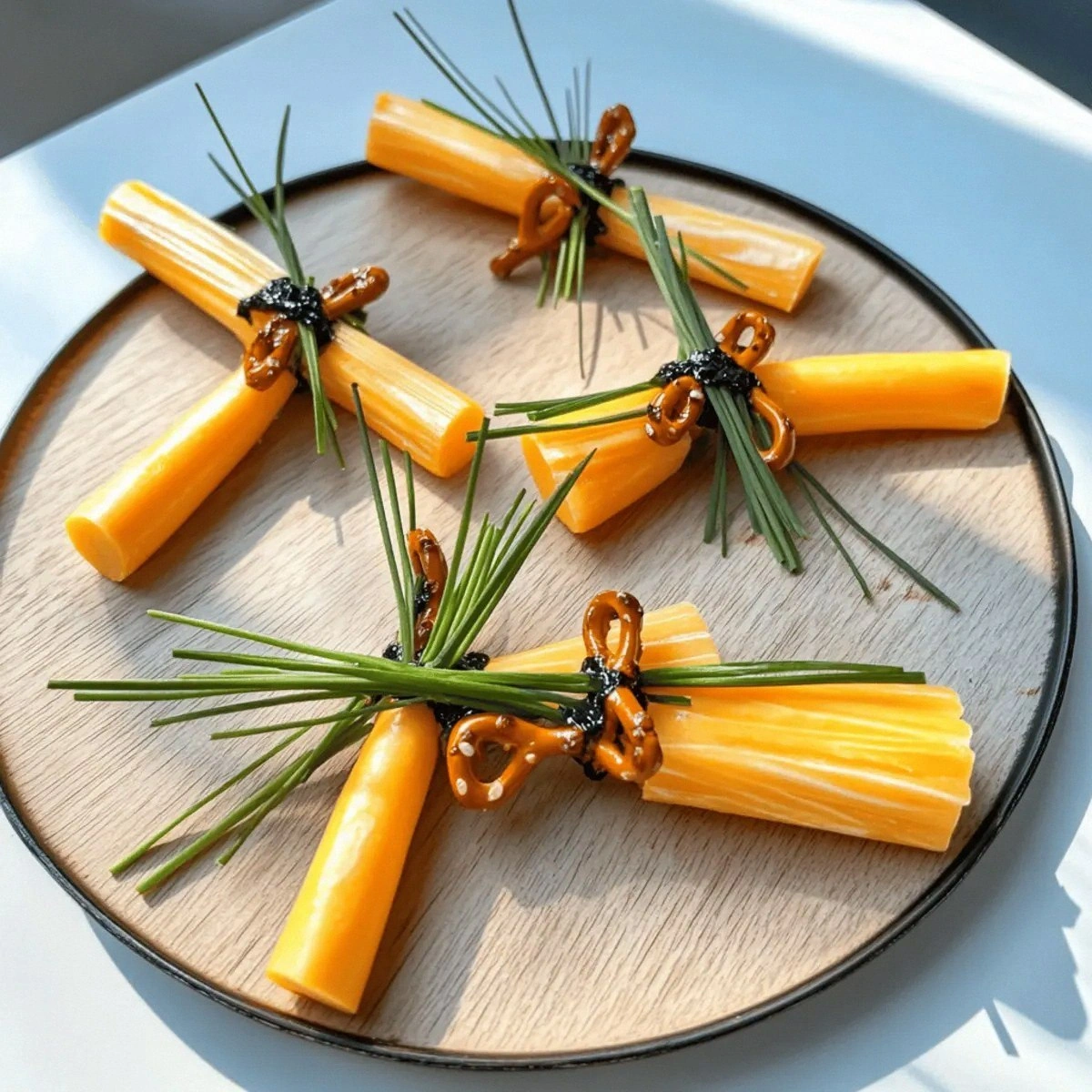 Cheese Broomsticks: Easy 3-Ingredient Halloween Fun