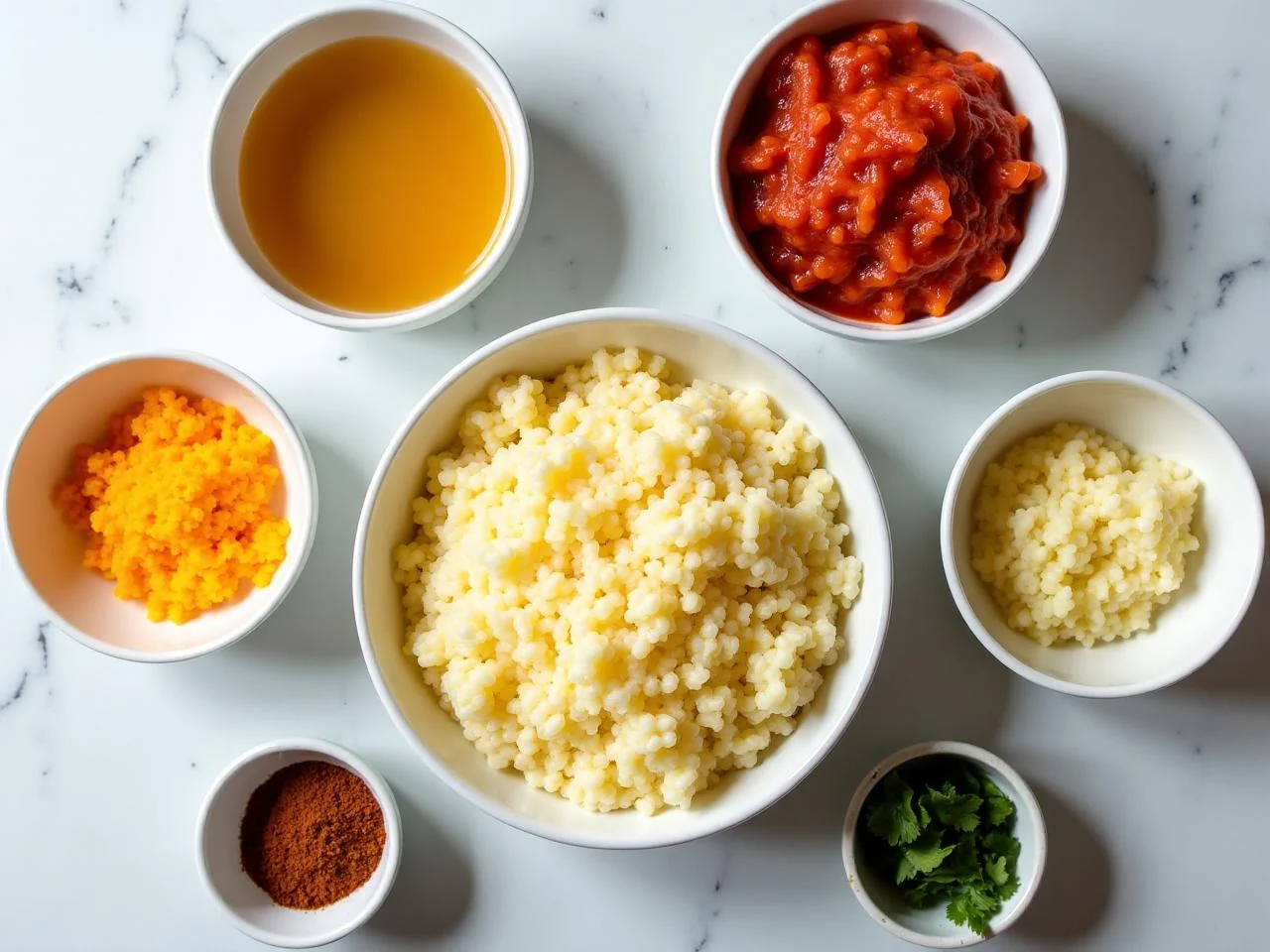 Ingredients for Cheese Enchiladas Suizas