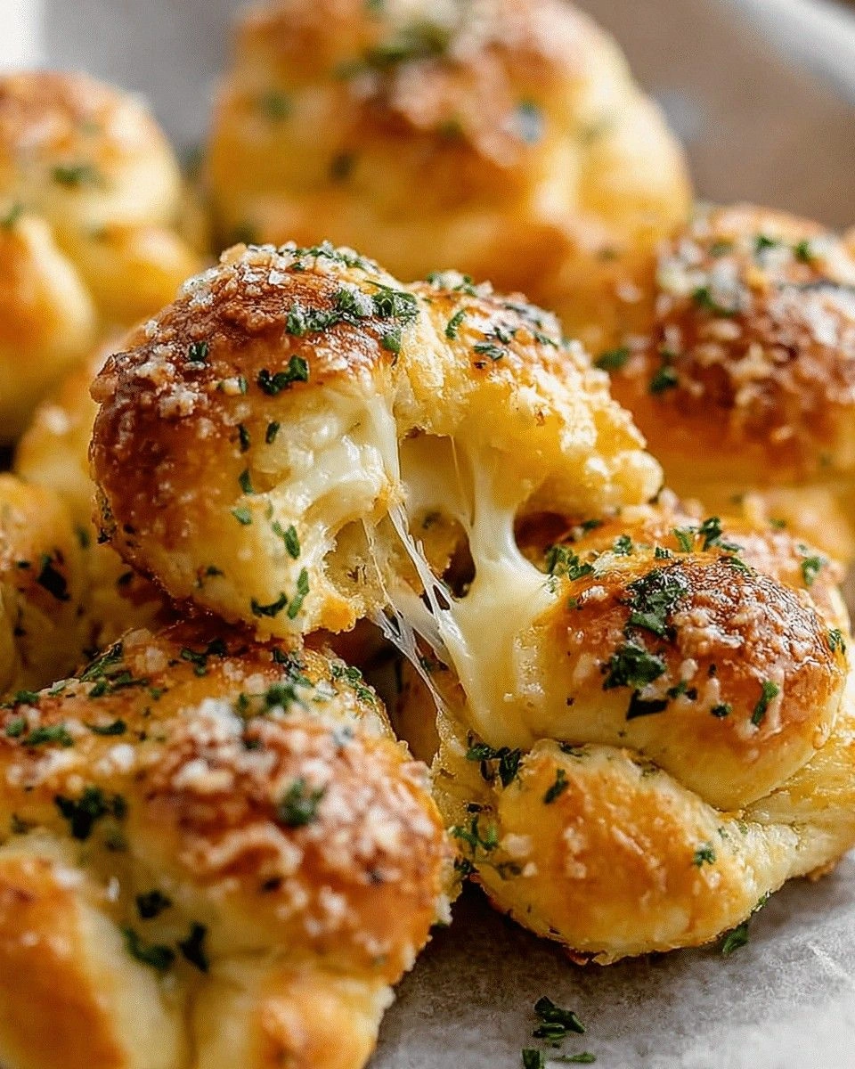 Cheese-Filled Garlic Knots