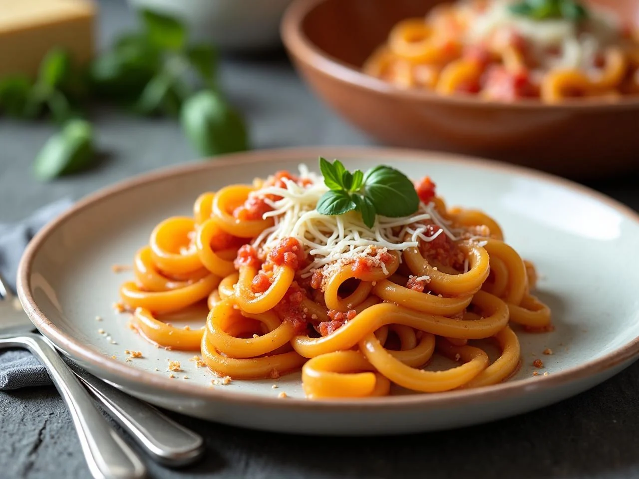 Cheese-Stuffed Manicotti