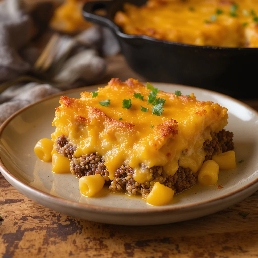 Cheeseburger Casserole