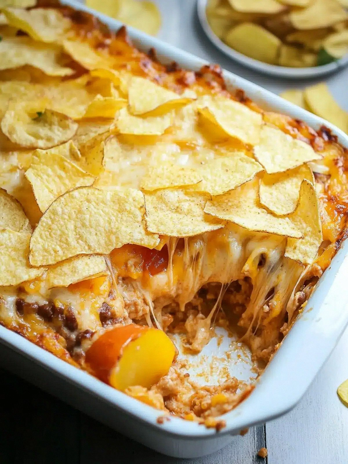 Cheeseburger Casserole with Po