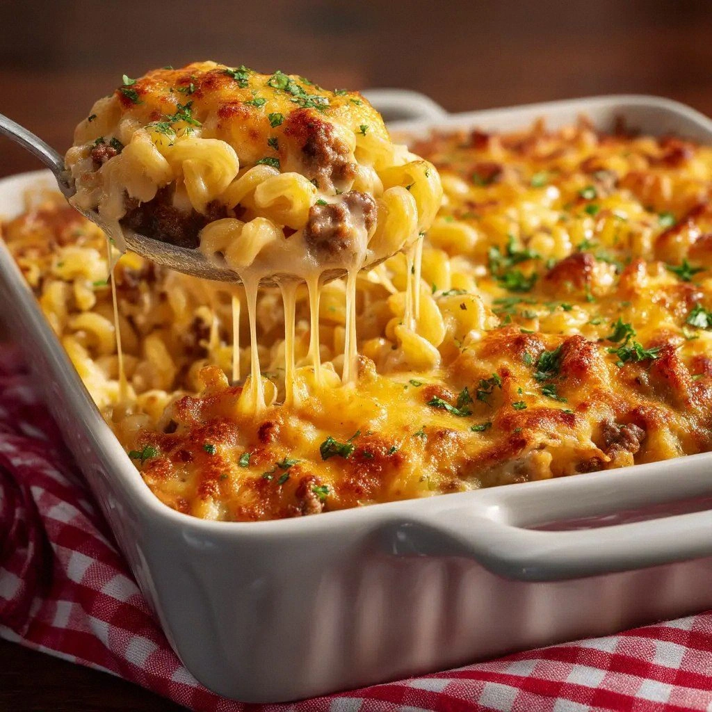 Cheeseburger Pasta Casserole (