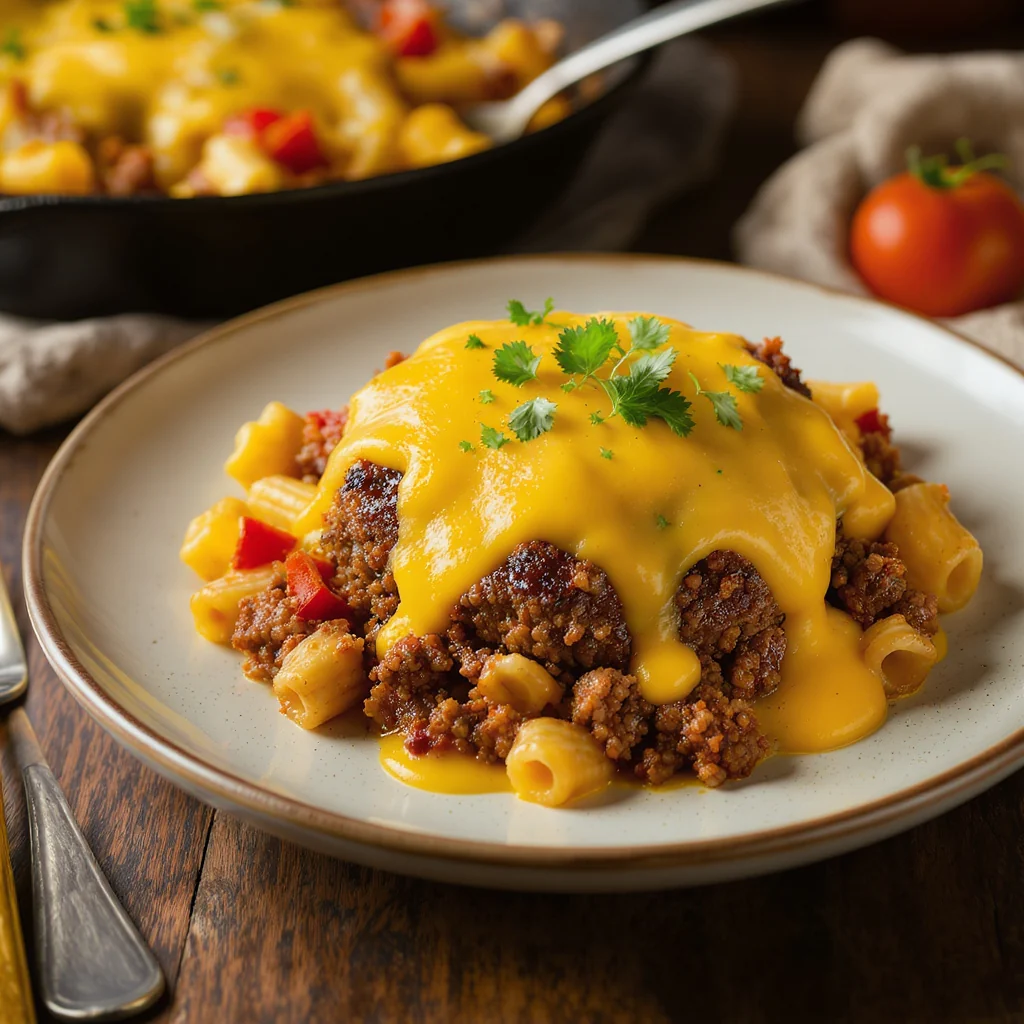 Cheeseburger Skillet