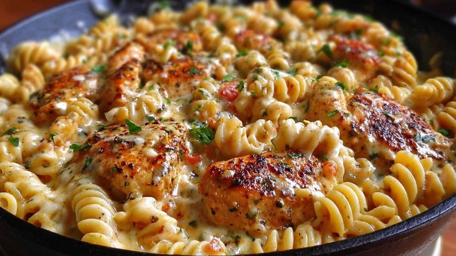 Cheesy Cajun Garlic Chicken Ro