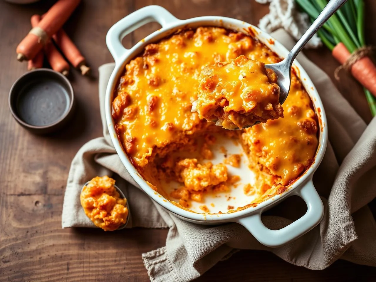 Cheesy Carrot Casserole