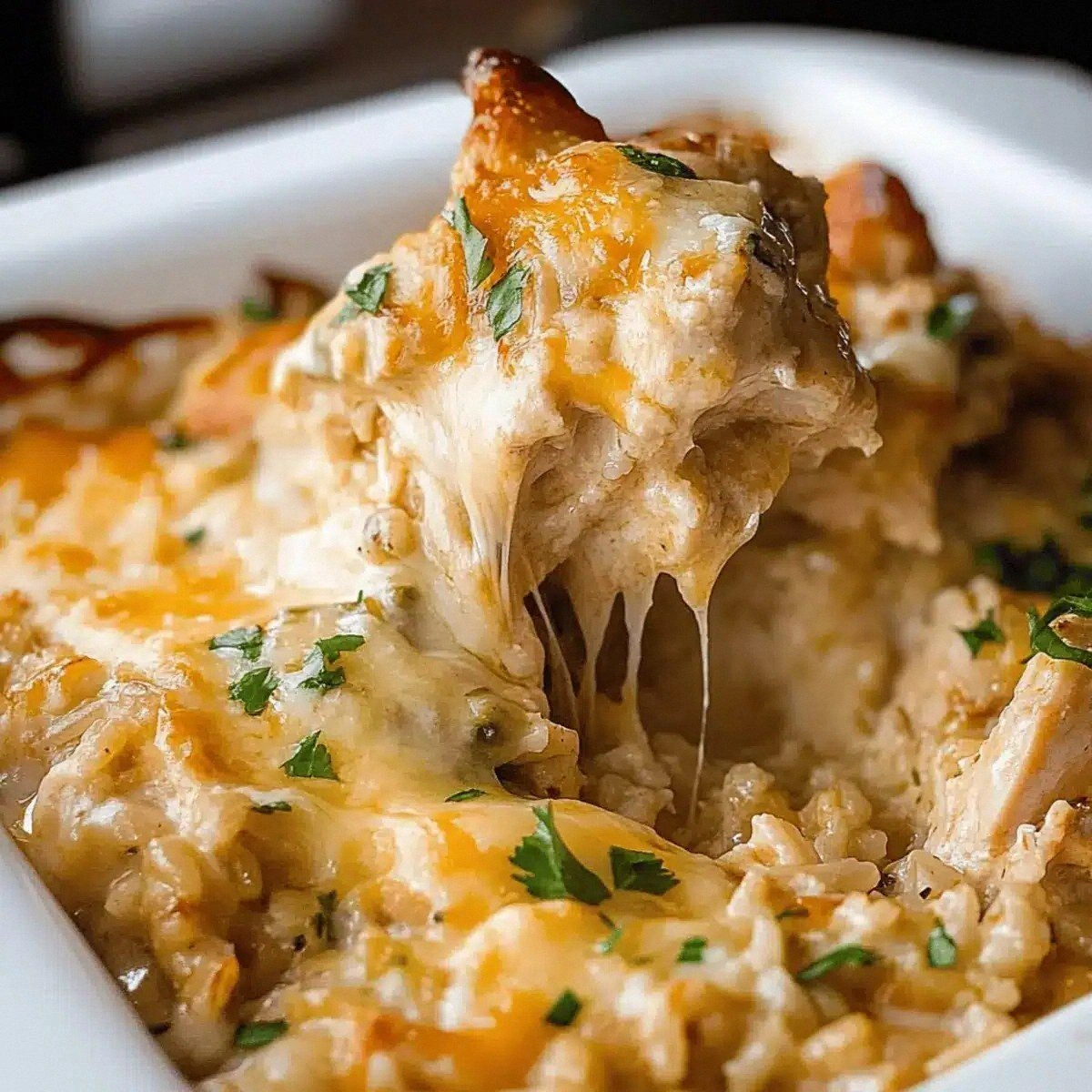 Cheesy Chicken and Rice Queso Casserole for Cozy Nights