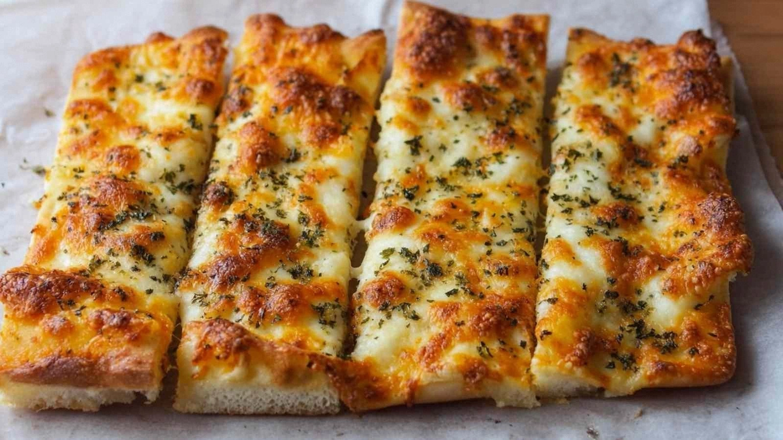 Cheesy Garlic Breadsticks
