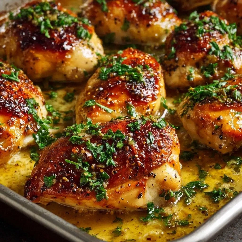 Cheesy Garlic Butter Mushroom