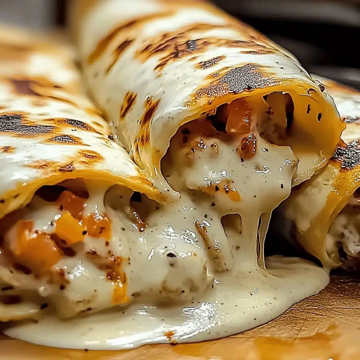 Cheesy Garlic Chicken Wraps for Nightly Cravings Made Easy