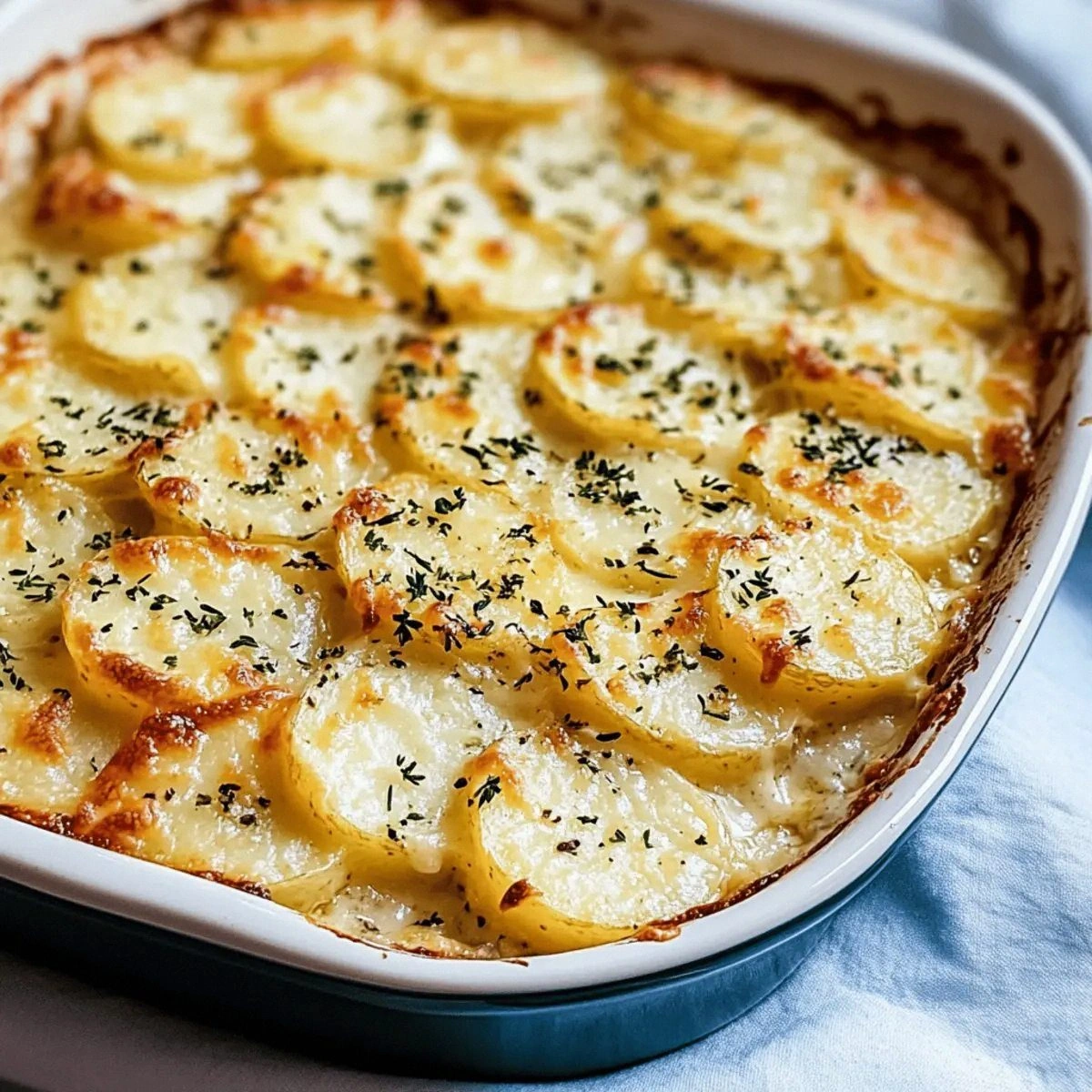 Cheesy Garlic Scalloped Potatoes for Ultimate Comfort Cravings