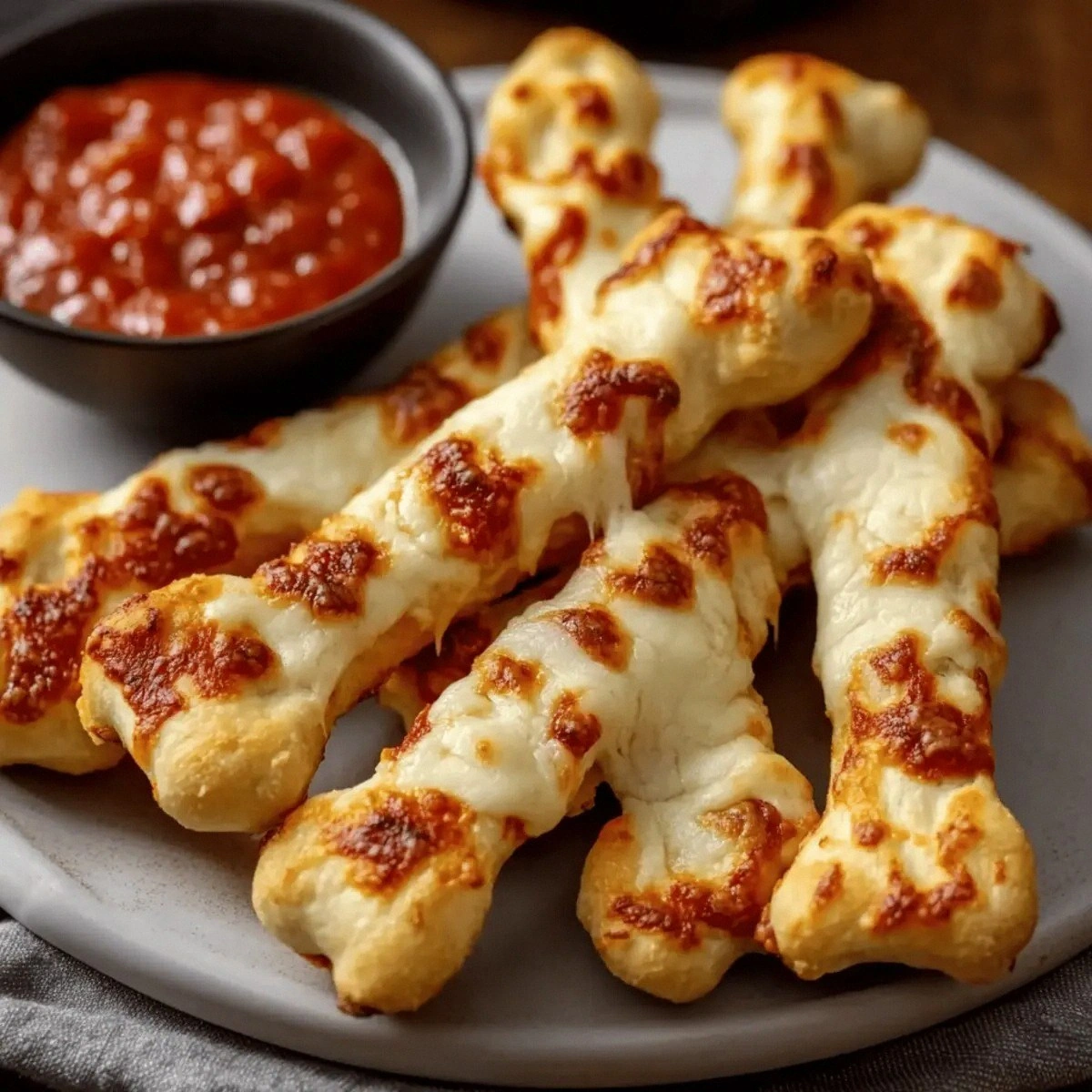 Cheesy Halloween Breadstick Bones for Spooky Snacking Fun