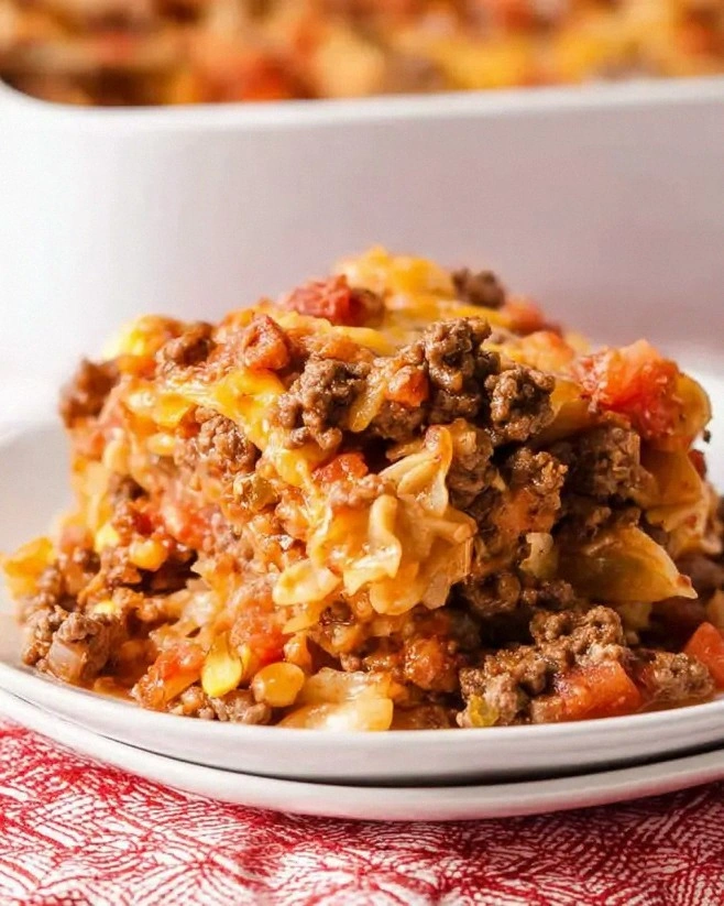 Cheesy Hamburger Casserole: A Comforting Family Meal!