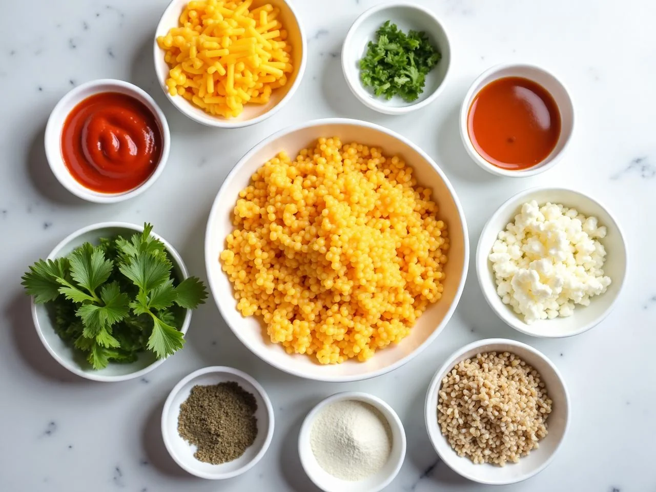 Ingredients for Cheesy Hashbrown Casserole
