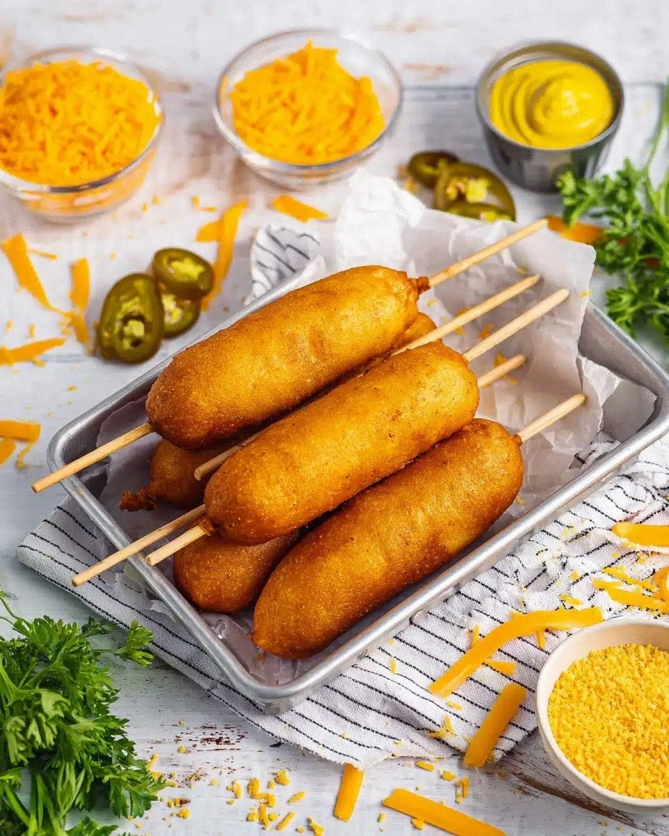 Cheesy Jalapeño Corn Dogs Reci