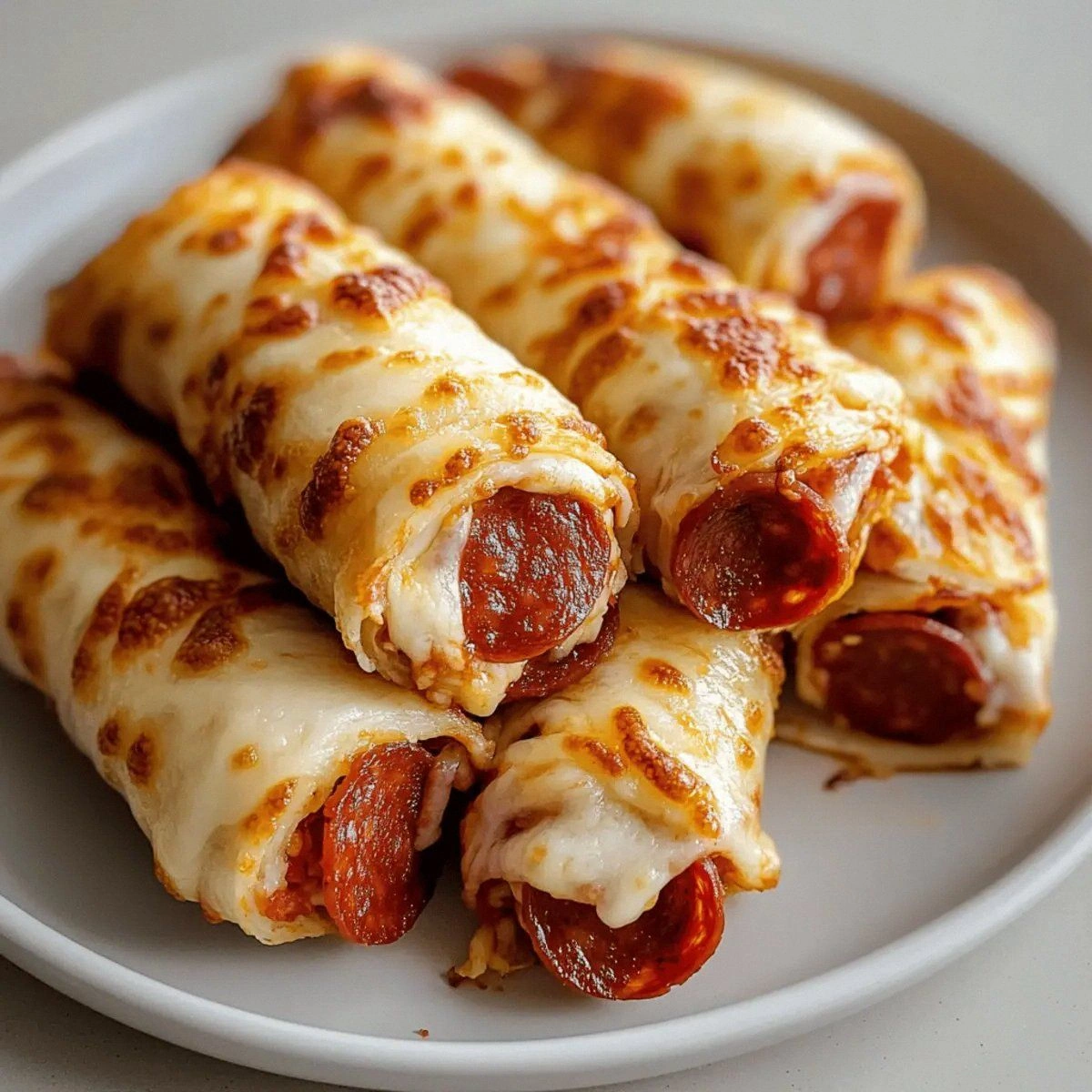 Cheesy Pepperoni Pizza Roll Ups in Just 11 Minutes