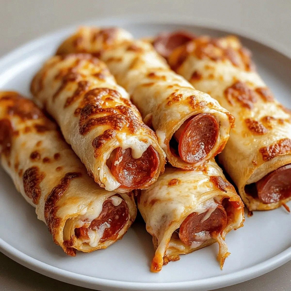 Cheesy Pepperoni Pizza Roll Ups in Just 11 Minutes