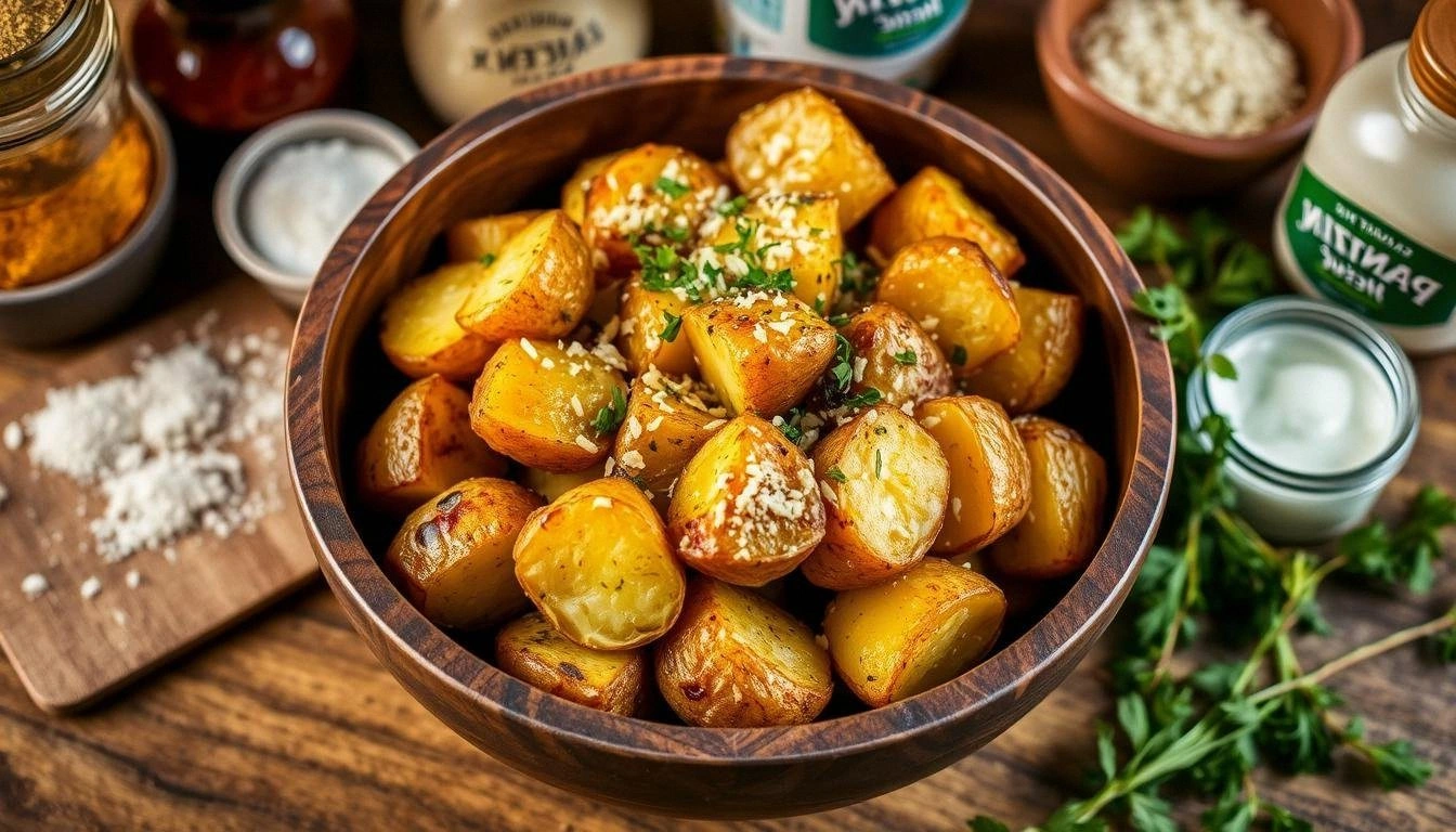 Cheesy Ranch Oven Roasted Pota