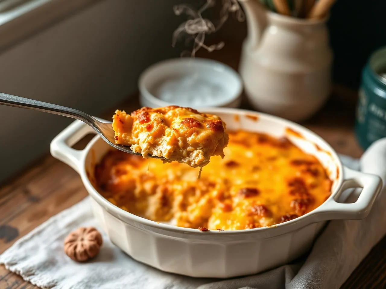 Cheesy Sweet Potato Casserole