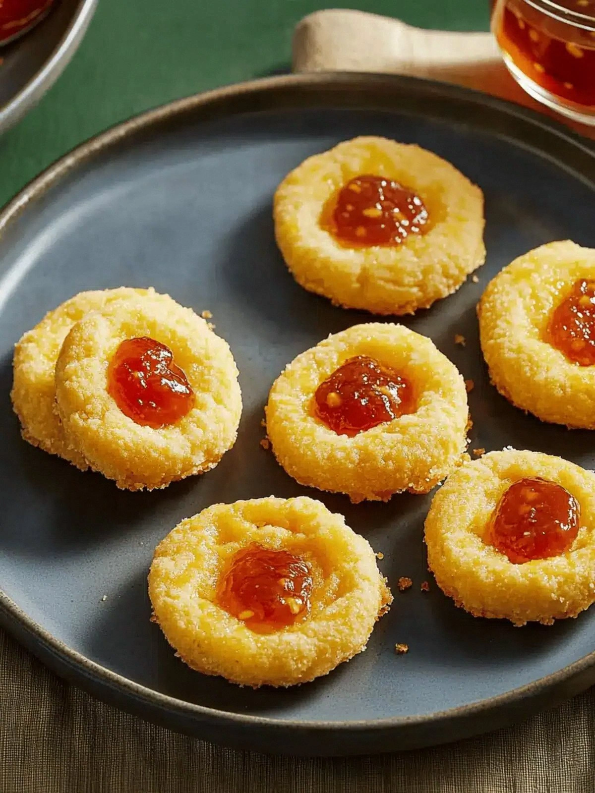 Cheesy Thumbprint with Hot Pep