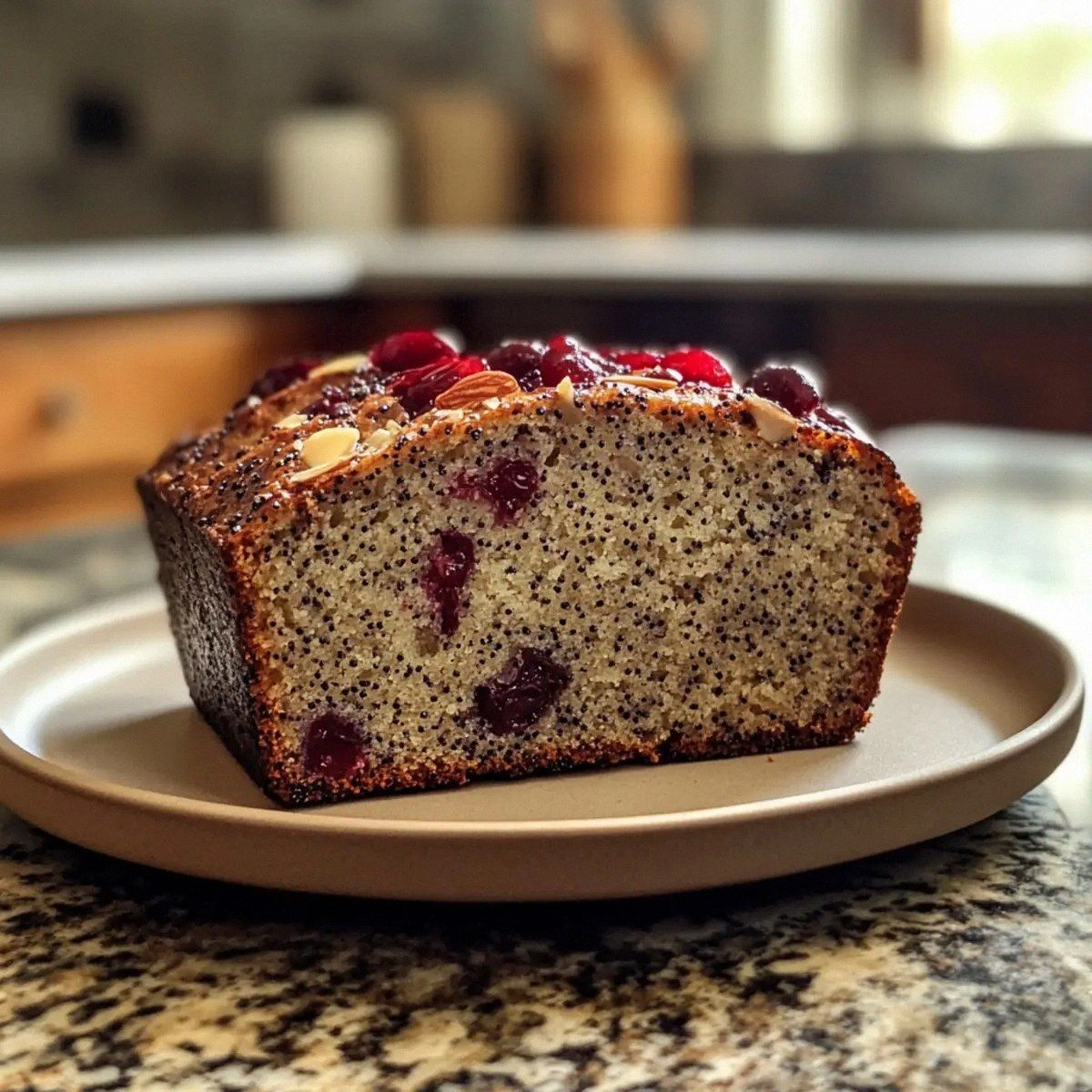 Cherry Almond Poppyseed Quick Bread That’s Easy and Irresistible