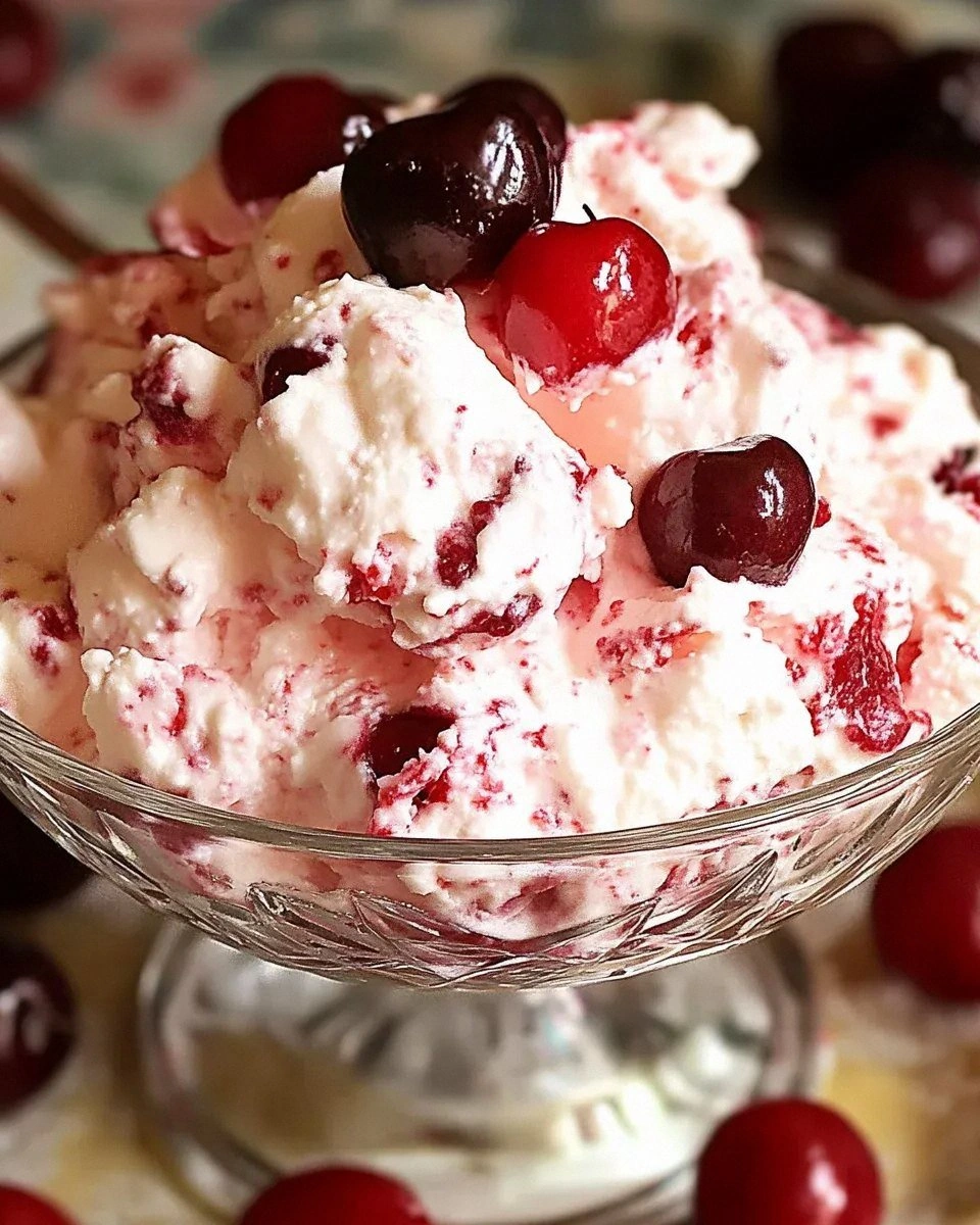 Cherry Cheesecake Fluff: A Cloud of Creamy Delight