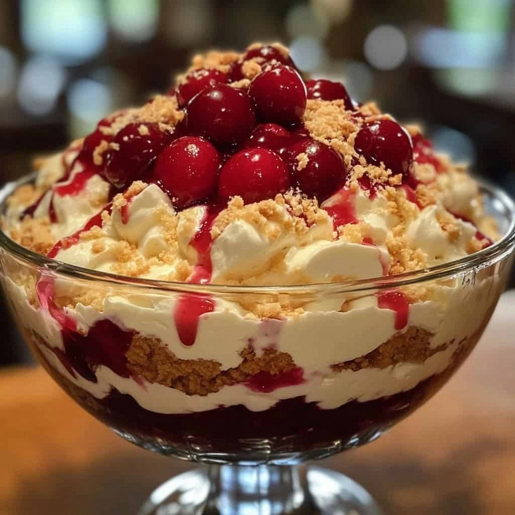 Cherry Cheesecake Trifle: A Delicious & Easy Dessert Recipe