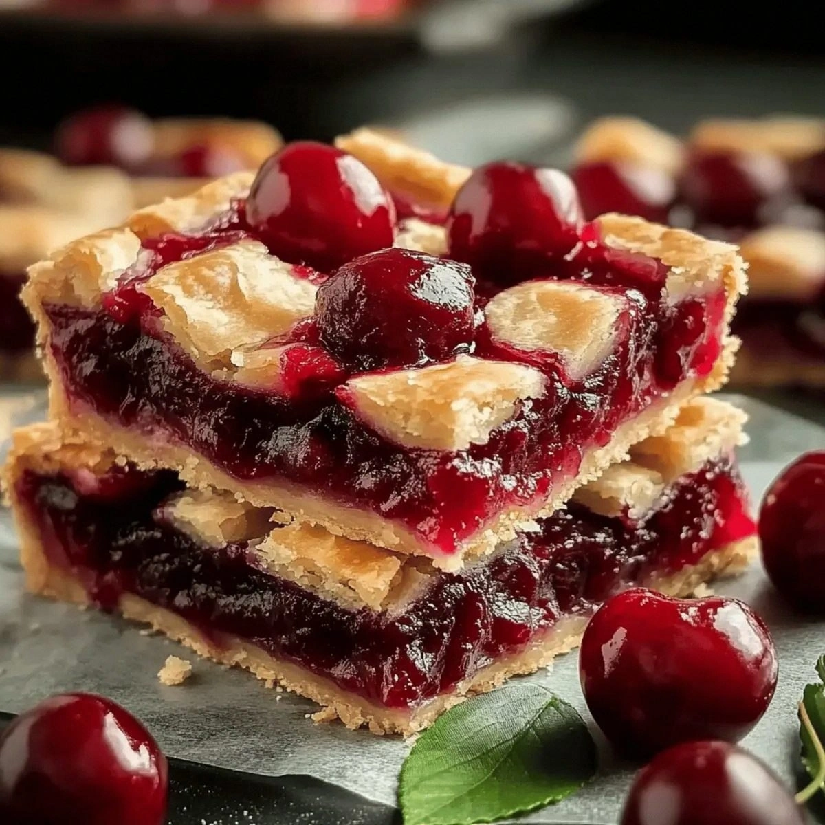 Cherry Pie Bars That Brighten Your Day with Sweet Flavor