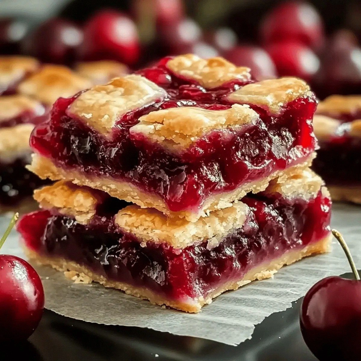 Cherry Pie Bars That Brighten Your Day with Sweet Flavor