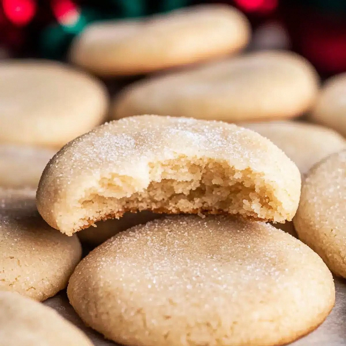 Chewy Sugar Cookies that Melt
