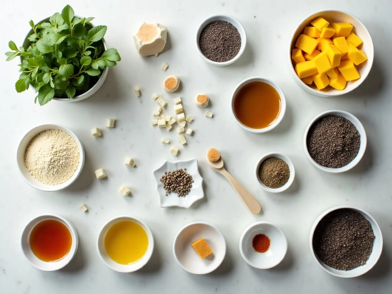Ingredients for Chia Seed Pudding